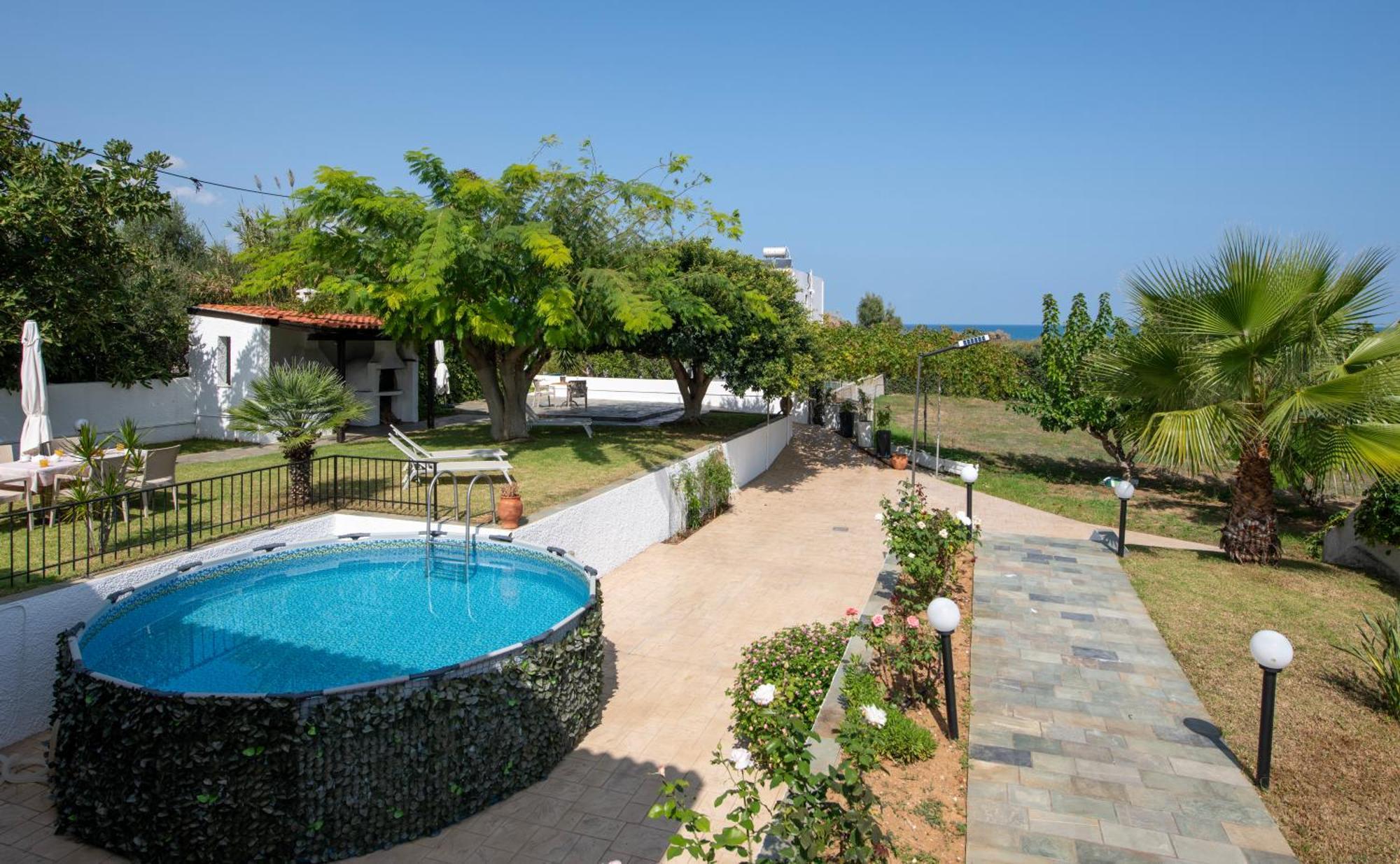 Villa Eleni 100M From The Sea ラパニアナ エクステリア 写真